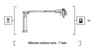 MAGNETI MARELLI 941318111144 -  Комплект проводов зажигания